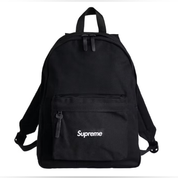 Supreme Canvas Backpack Black FW20 New In Bag Box Logo New York
